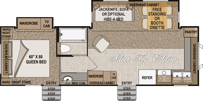 Arctic Fox 29V floorplan